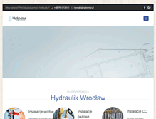 Tablet Screenshot of hydromur.pl